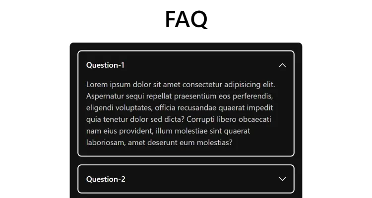 Accordion FAQ