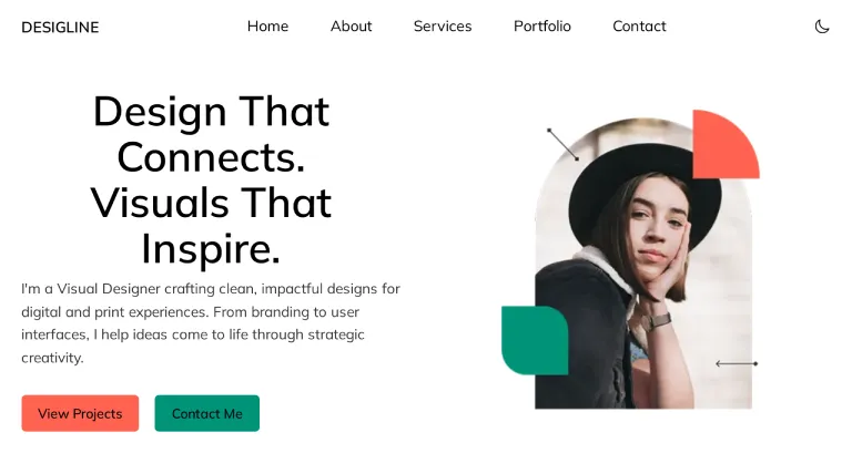 Desigline website image